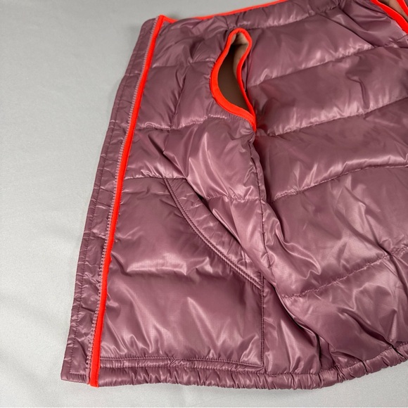 J Crew Crewcuts Girl's Size 6/7 Down Puffer Vest Full Zip Fleece Lined Pink EUC - Picture 4 of 10